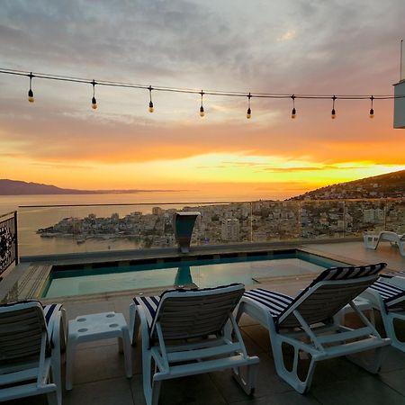 Sunset Shoreline Saranda - Sea View - Free Private Parking - Pool Eksteriør bilde
