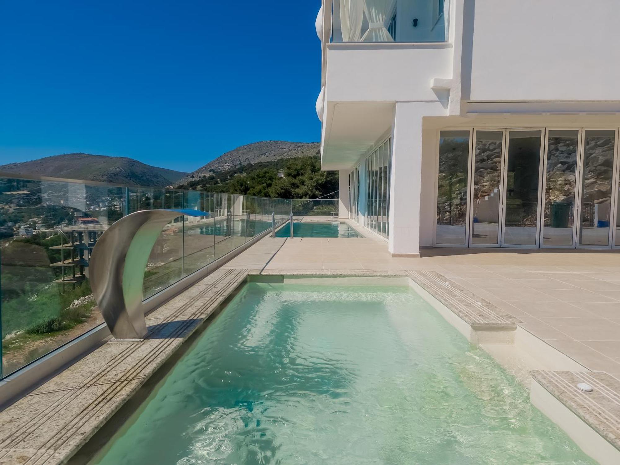 Sunset Shoreline Saranda - Sea View - Free Private Parking - Pool Eksteriør bilde